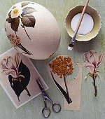 Húsvéti decoupage of eggs