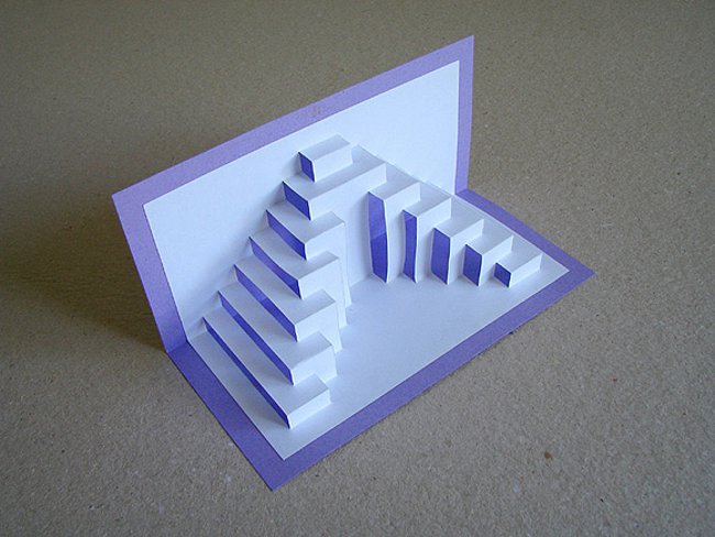 Hogyan készítsünk kirigami képeslapokat?