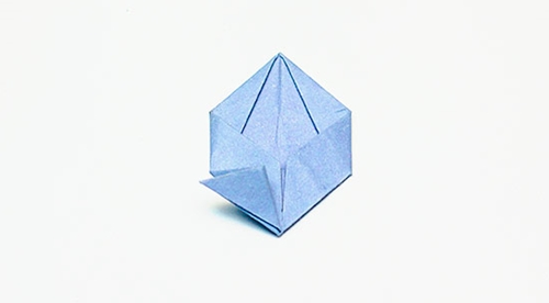 Hogyan készítsünk origami virágot a saját kezünkkel