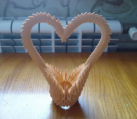 Hogyan lehet origami a papír szívéből, videó