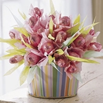 Hogyan készítsünk tulipánt papíron: mesterkurzus