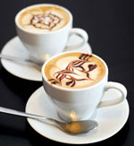 Latte art - kávéfestmény Latte art - kávéfestmény