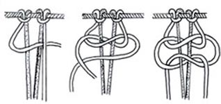 Macrame: egy lapos csomó