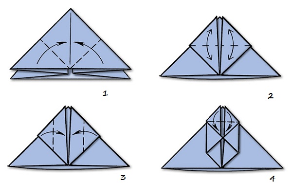 hóember origami kezdőknek