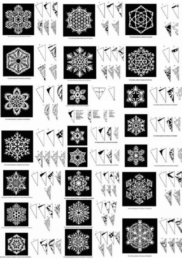 Gyönyörű hópelyhek a 2017-es újévre a saját kezükben papír - diagramok és fotók szakaszaiban. Mesterkurzusok a nagy hópelyhek gyermekeire az origami technikában Gyönyörű hópelyhek a 2017-es újévre a saját kezükben papír - diagramok és fotók szakaszaiban. Mesterkurzusok a nagy hópelyhek gyermekeire az origami technikában