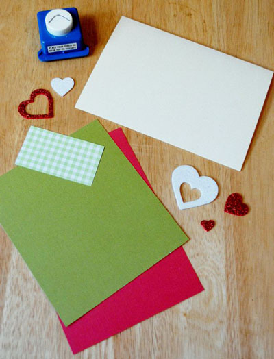 Karácsonyi kártya scrapbooking stílusban a New Year 2015 saját kezűleg