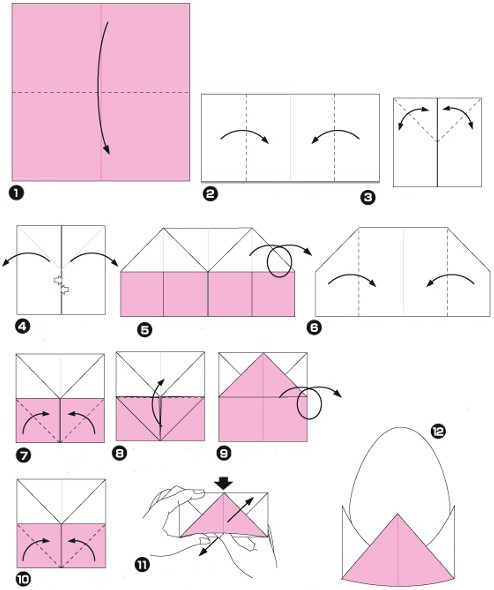 Húsvéti origami