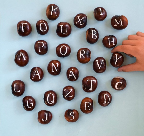 Gesztenye mesterségek az őszi témában