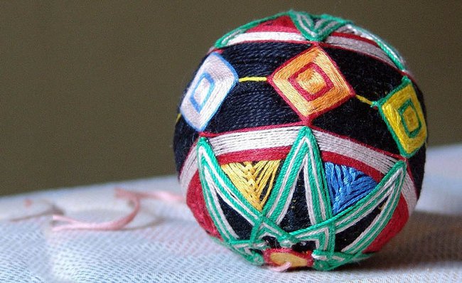 Temari: menetes golyók