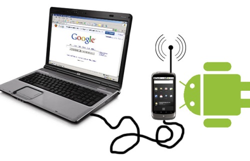 A telefon használata modemként