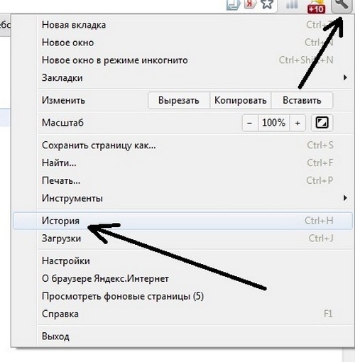 A különböző böngészők webhelyeinek látogatásainak története