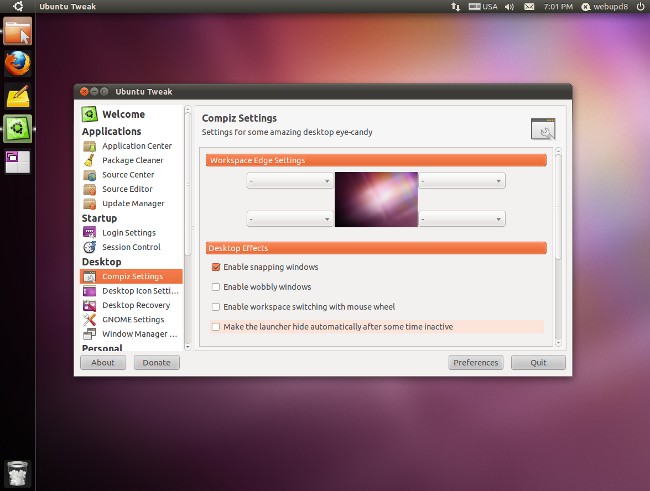 Ubuntu Tweak: Tweaker az Ubuntu számára