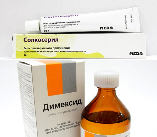 Dimexide az arcra: alkalmazás a kozmetikában