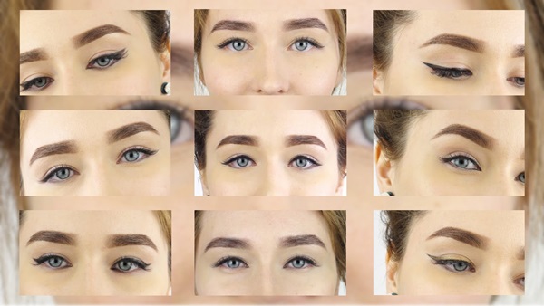 Hogyan húzzunk nyilakat az eyeliner előtt?