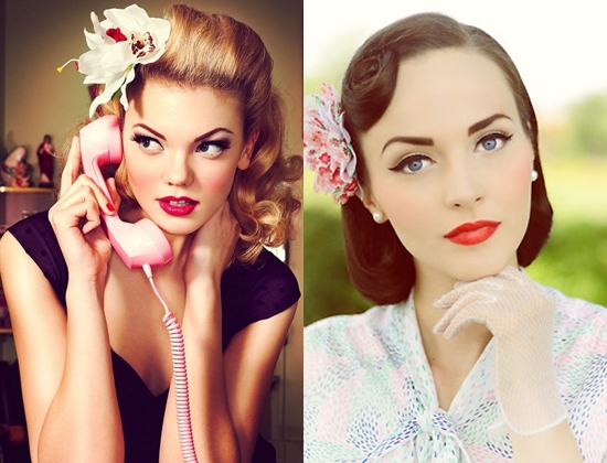 Hogyan készítsünk sminket a pin-up stílusában: fotó