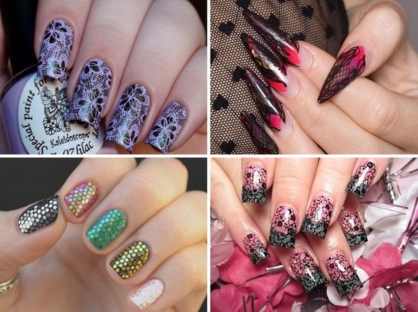 Csipke Nail Art: romantikus trend a manikűrben