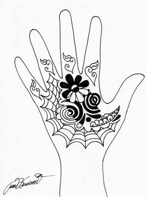 Mehendi otthon: fotó tervek és vázlatok mehendi