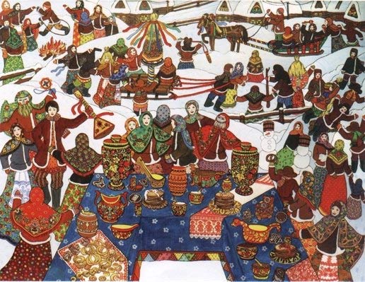 Hogyan kell felhívni Shrovetide? Rajzolj egy tavaszi szünetet a gyerekekkel