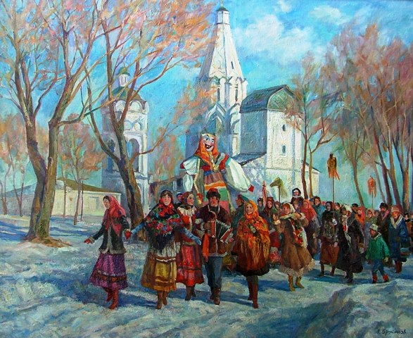 Hogyan kell felhívni Shrovetide? Rajzolj egy tavaszi szünetet a gyerekekkel