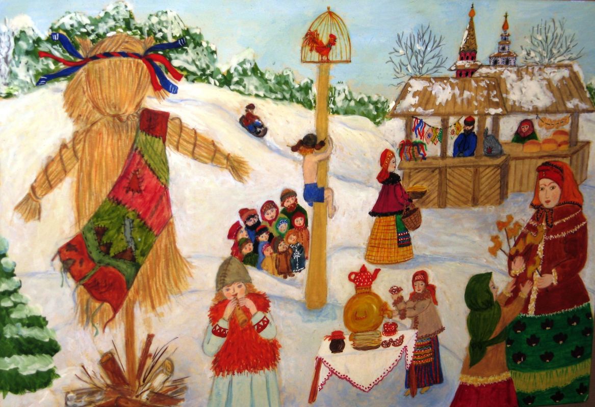 Hogyan kell felhívni Shrovetide? Rajzolj egy tavaszi szünetet a gyerekekkel