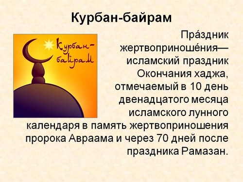 Kurban-Bayram a 2015-ös muszlim naptárban