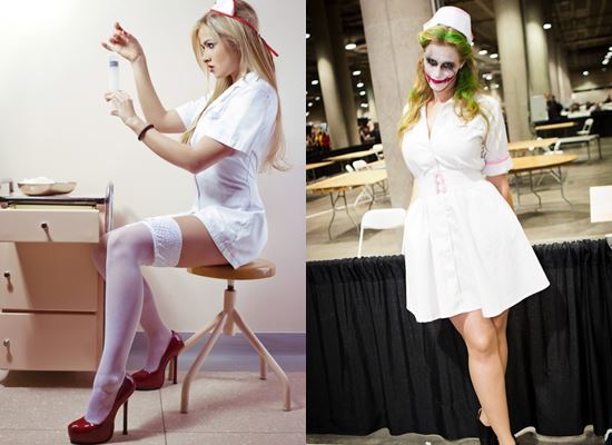 A nővér jelmez a Halloween-on a saját kezével: fotó, hogyan kell felhívni