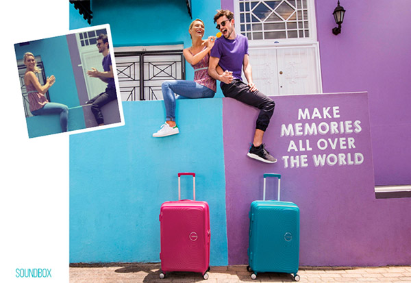 Nyár az úton: fényes bőröndök az American Tourister Soundbox-szal