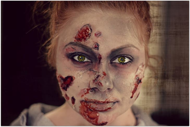 Zombie átalakítása Halloween: fotó, videó hogyan készítsd el a saját kezed