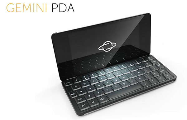 Miniatűr laptop Gemini PDA - azok számára, akik az úton vannak