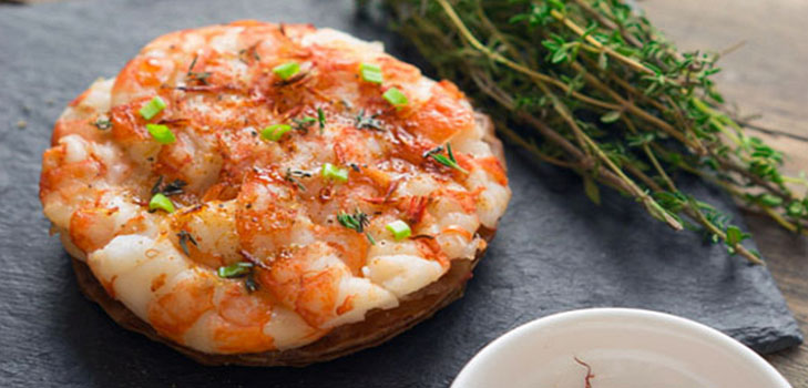 Ötlet az ebédre: fűszeres mini pizza rákkal