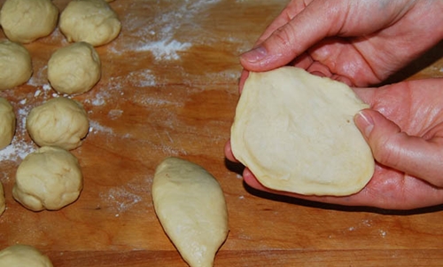 Hogyan sütjük a burgonyát a sütőben - lépésről lépésre fotó recept Fénykép egy recept a burgonya