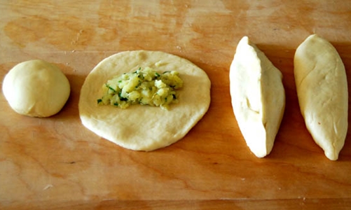 Hogyan sütjük a burgonyát a sütőben - lépésről lépésre fotó recept Fénykép egy recept a burgonya