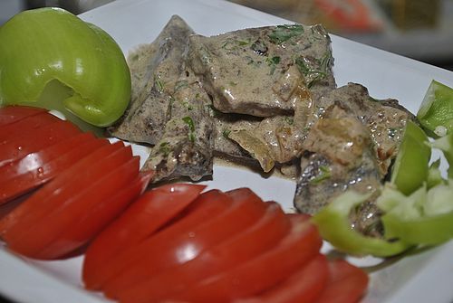 lépésről-lépésre recept a sertésmájra