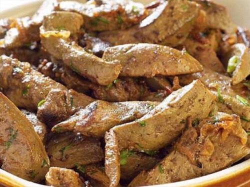 lépésről-lépésre recept a sertésmájra