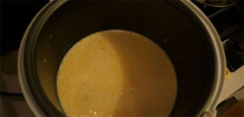 Búzabogár tökött