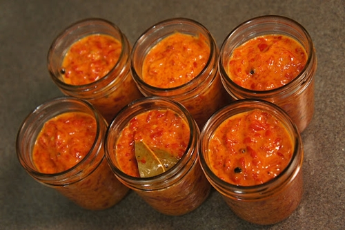 Fotó recept a bolgár bors megőrzéséhez télen