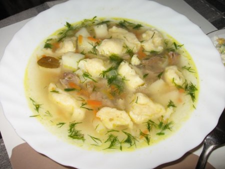 leves galuskával recept videó