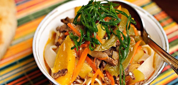 Lagman - recept az üzbégben
