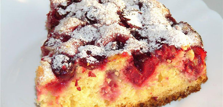 Cseresznye torta: ízletes és egyszerű