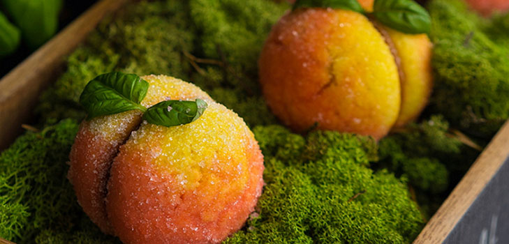 Üdülési recept: Őszibarack krémmel töltve