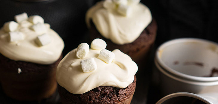 Egy egyszerű recept: ünnepi csokoládé muffinok ganash