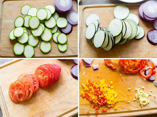 Egy egyszerű recept: ratatouille fűszeres mártással