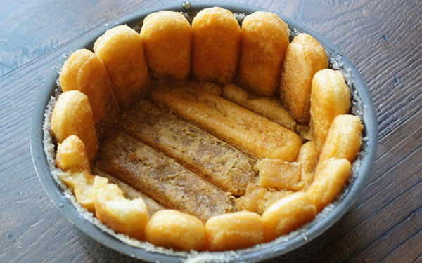 Recept remek alma charlotte Savoyardi sütivel