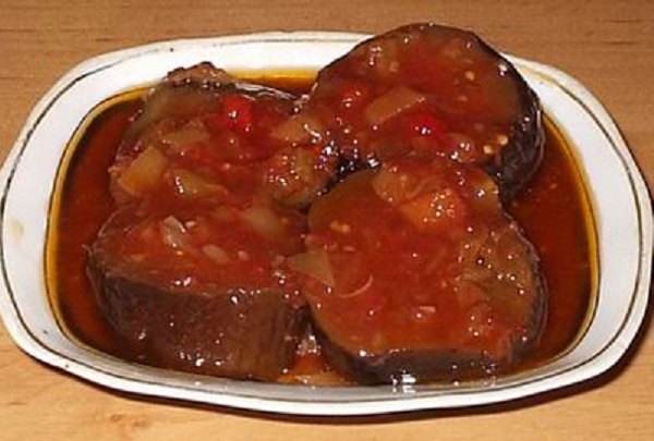 Padlizsán saláta télen