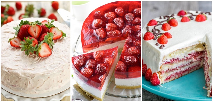 Ízletes eper torta