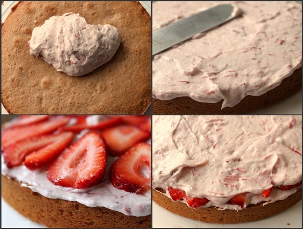 Ízletes eper torta