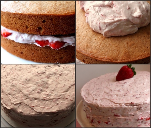 Ízletes eper torta
