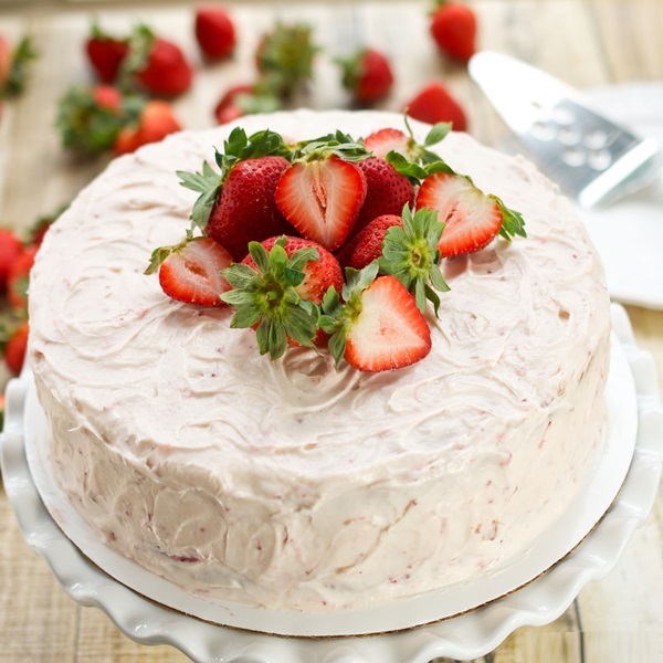 Ízletes eper torta