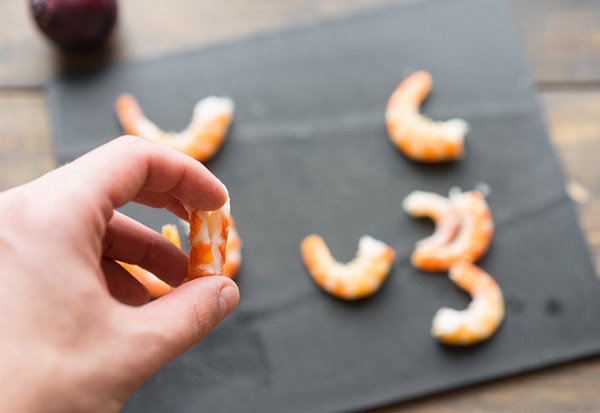 Ízletes recept a garnélarákok tészta számára