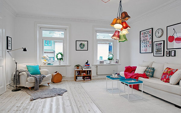 Apartman álmok: három ok, hogy válasszon skandináv stílusú